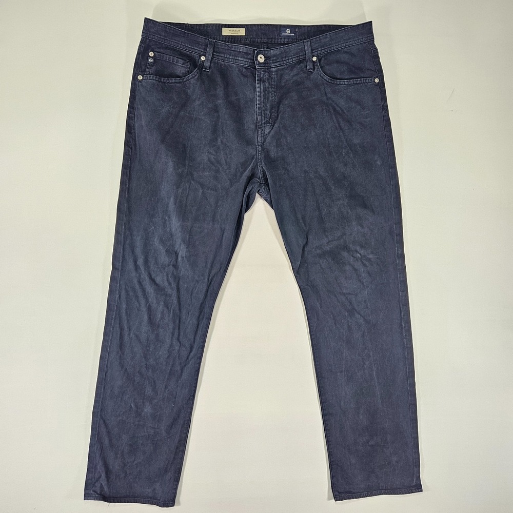 AG Adriano Goldschmied The Graduate Men's Pants Navy Blue‎ Size 40x32